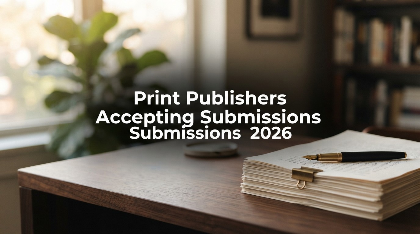 Print Publishers Accepting Submissions 2026